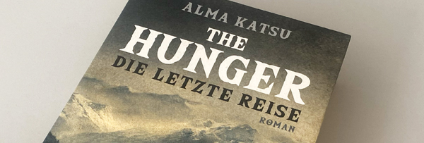 Cover-Ausschnitt Hunger, Taschenbuch, Bergpanorama in melancholischen Grautönen